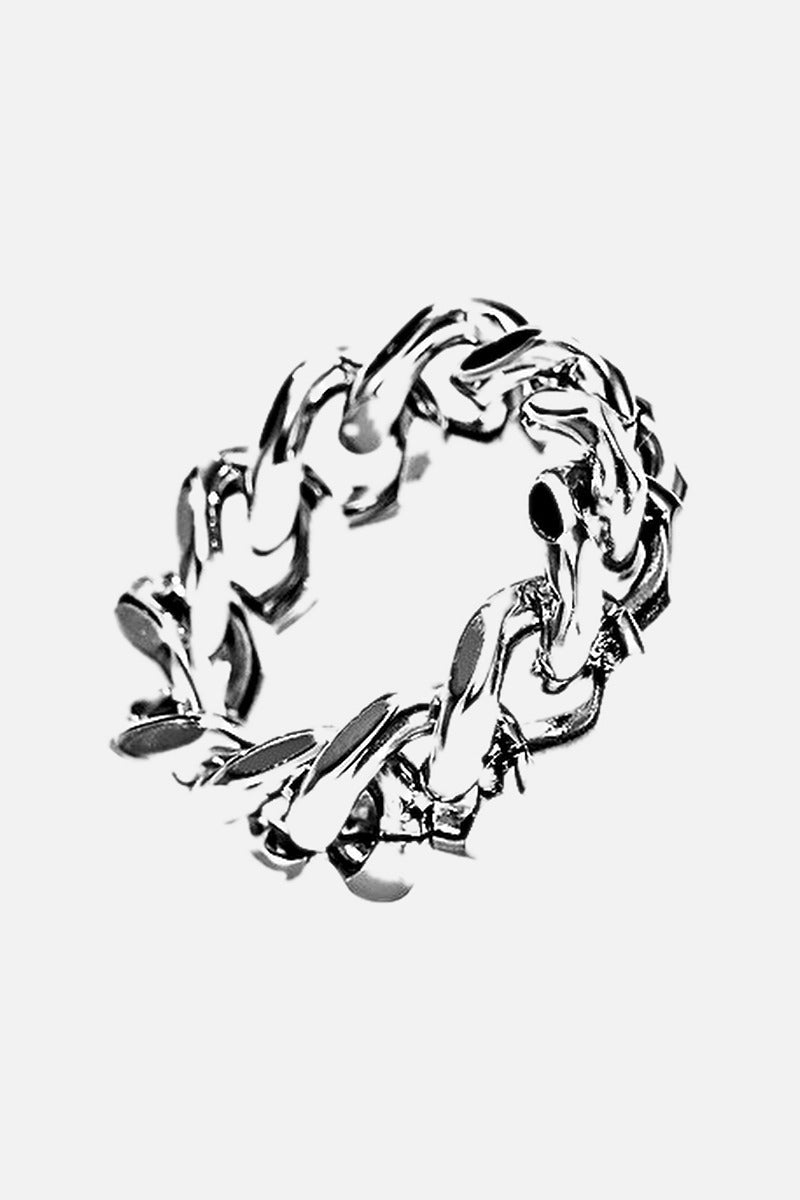 Chain Link Ring men's stainless steel chain link ring, view 2