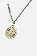 Compass Pendant Necklace men's stainless steel compass pendant necklace