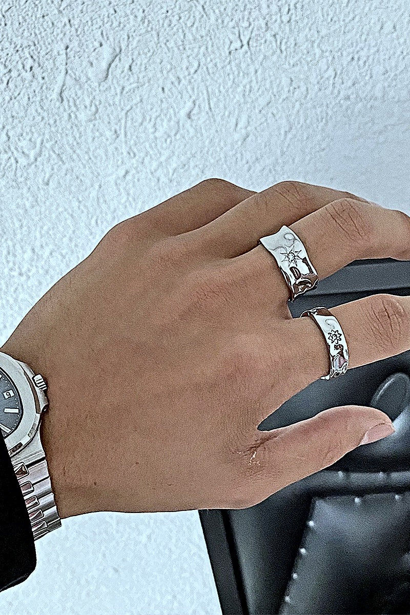Convex Steel Band men's convex stainless steel ring