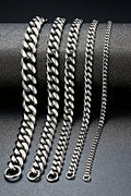 Cuban Link Bracelet men's stainless steel Cuban link bracelet