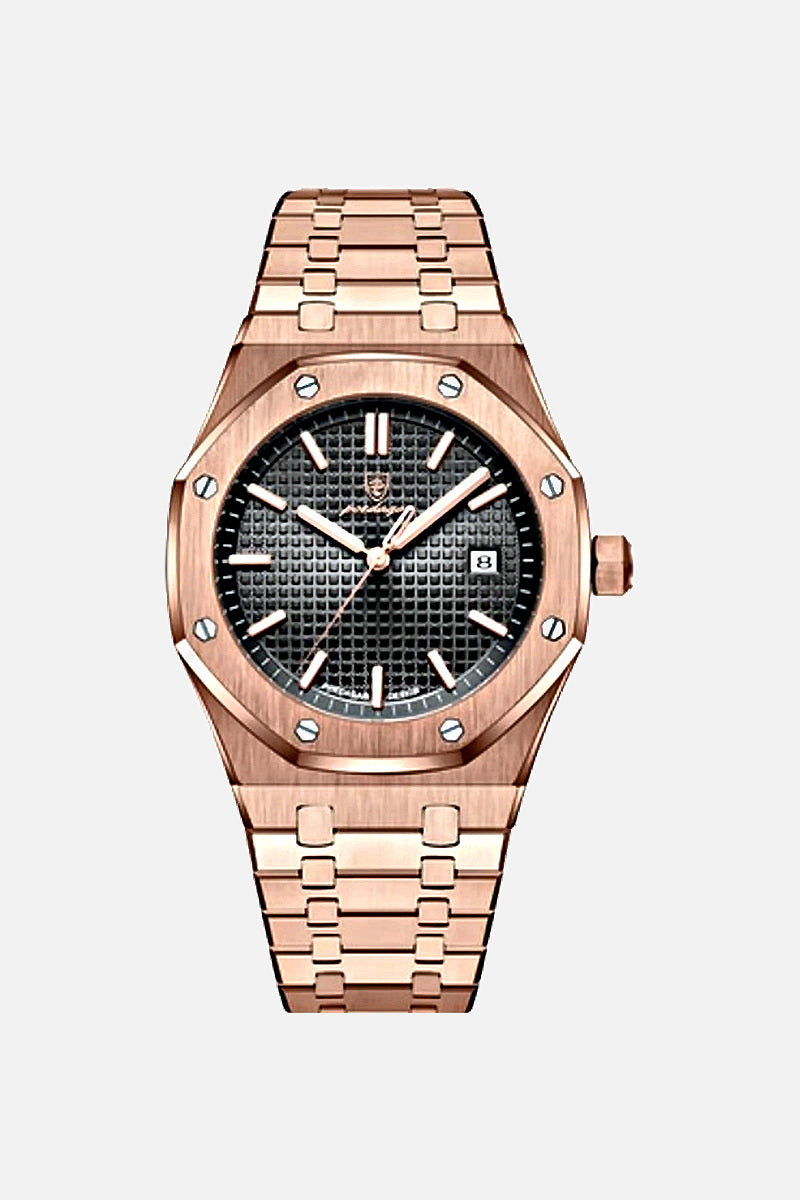 Eclipse men's slim business watch, view 3