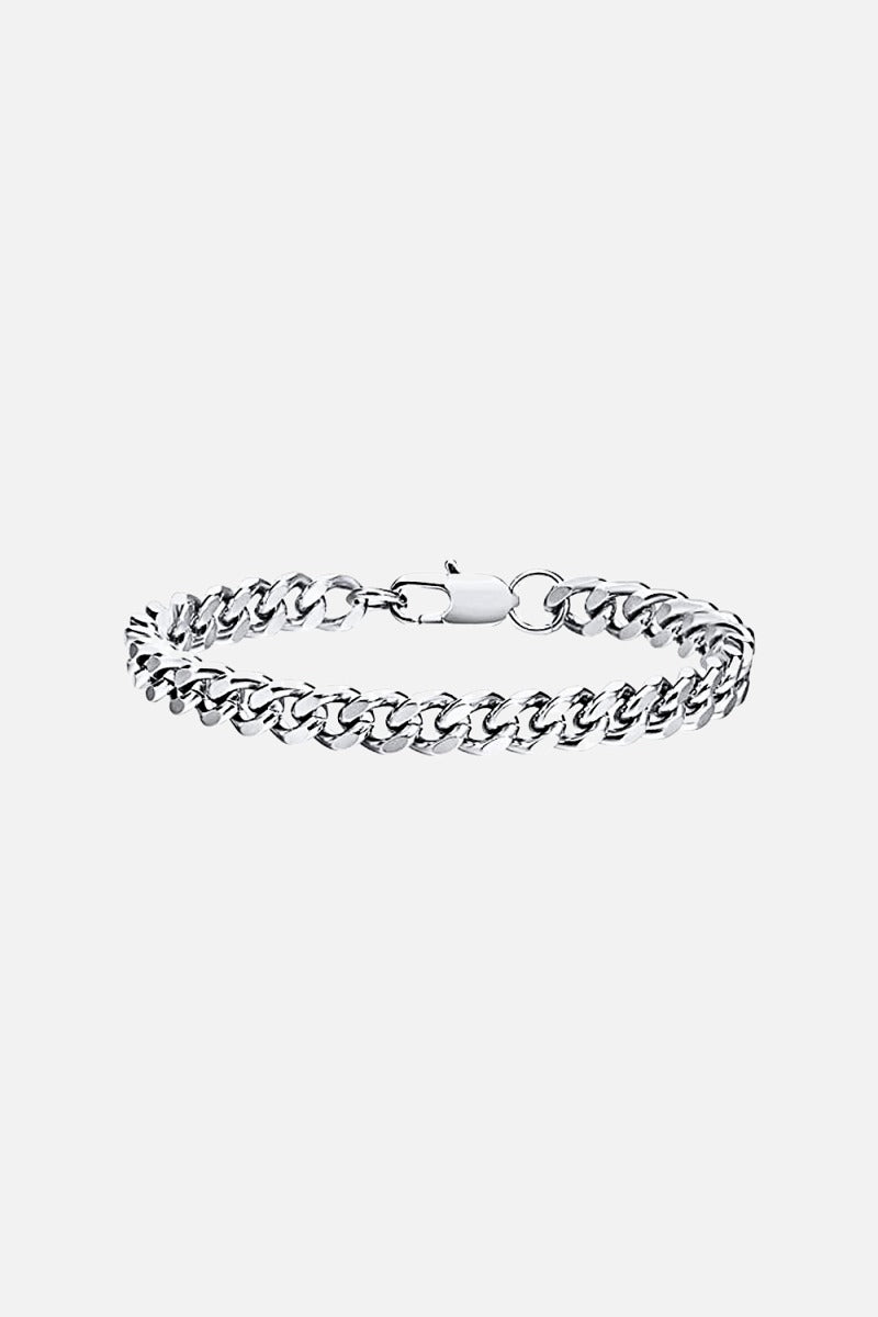 Faceted Steel Bracelet men's faceted stainless steel bracelet