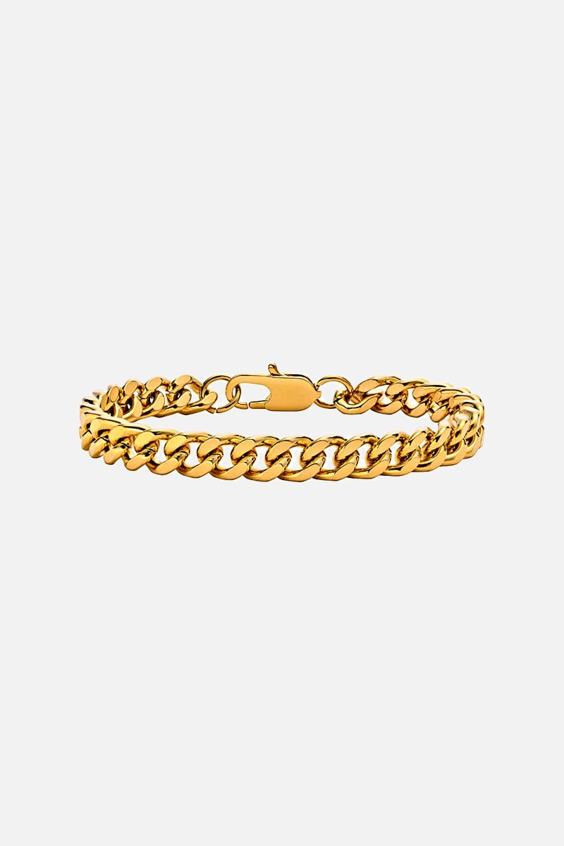 Faceted Steel Bracelet men's faceted stainless steel bracelet, view 3
