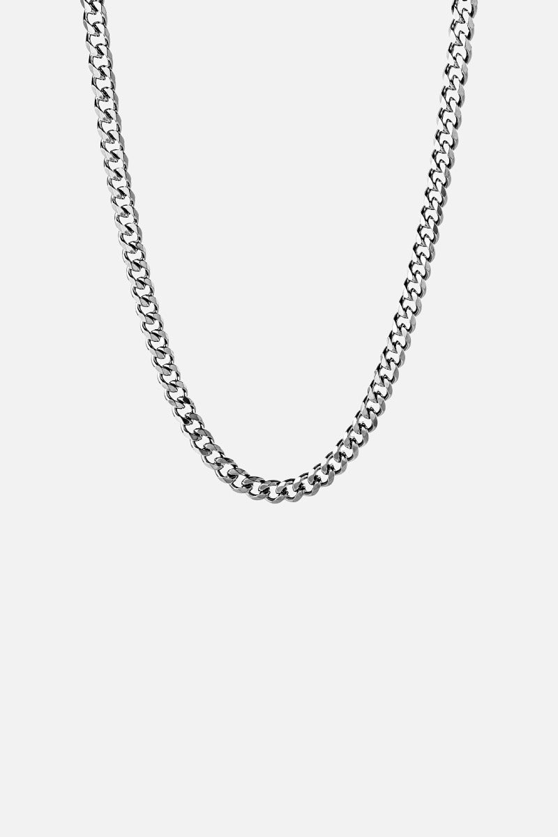 Hexagonal Chain Necklace men's hexagonal link stainless steel necklace, view 4