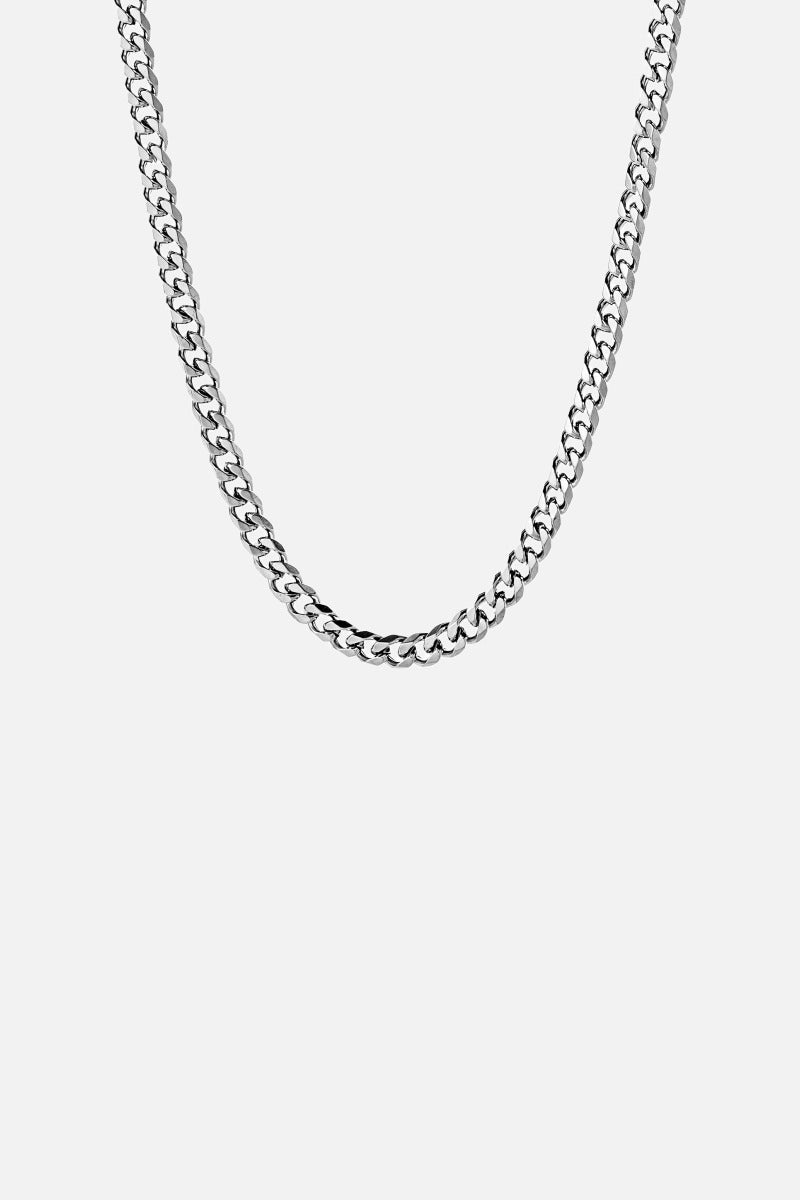 Hexagonal Chain Necklace men's hexagonal link stainless steel necklace, view 6