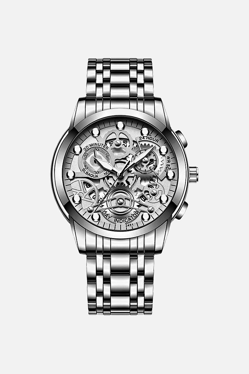 Osiris men's skeleton business watch, view 2