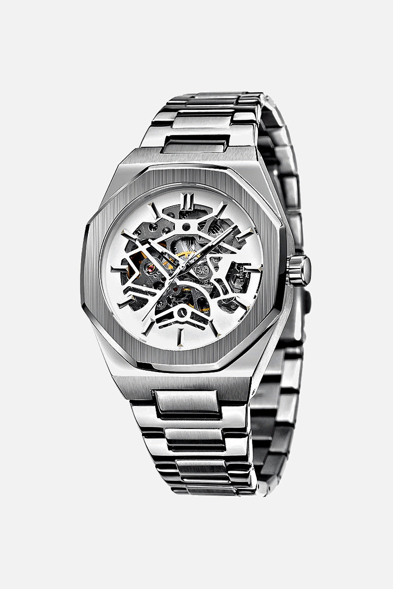 Phantom men's automatic skeleton watch, view 3