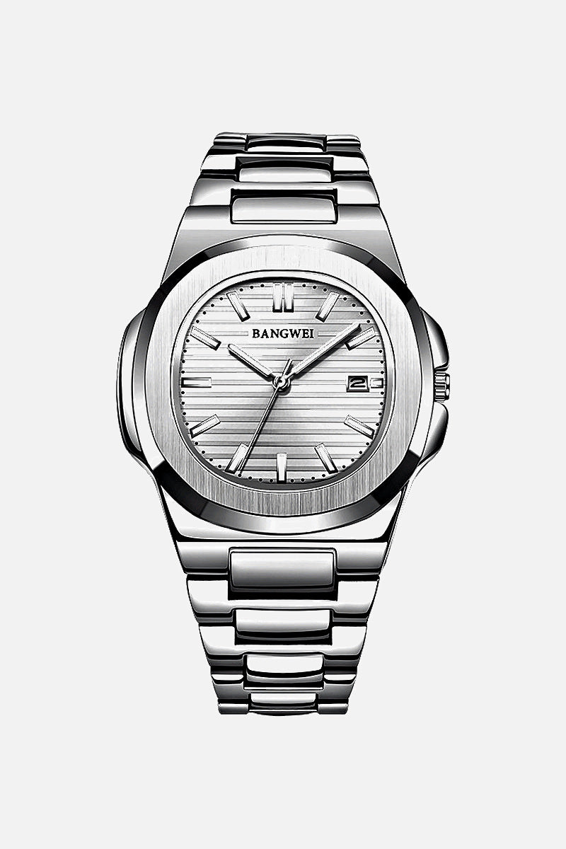 Royal men's watch with stainless steel bracelet, view 4