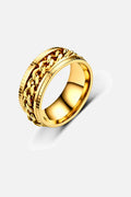 Spinner Chain Ring men's stainless steel spinner chain ring