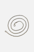 Twisted Rope Necklace men's twisted rope chain necklace, view 2